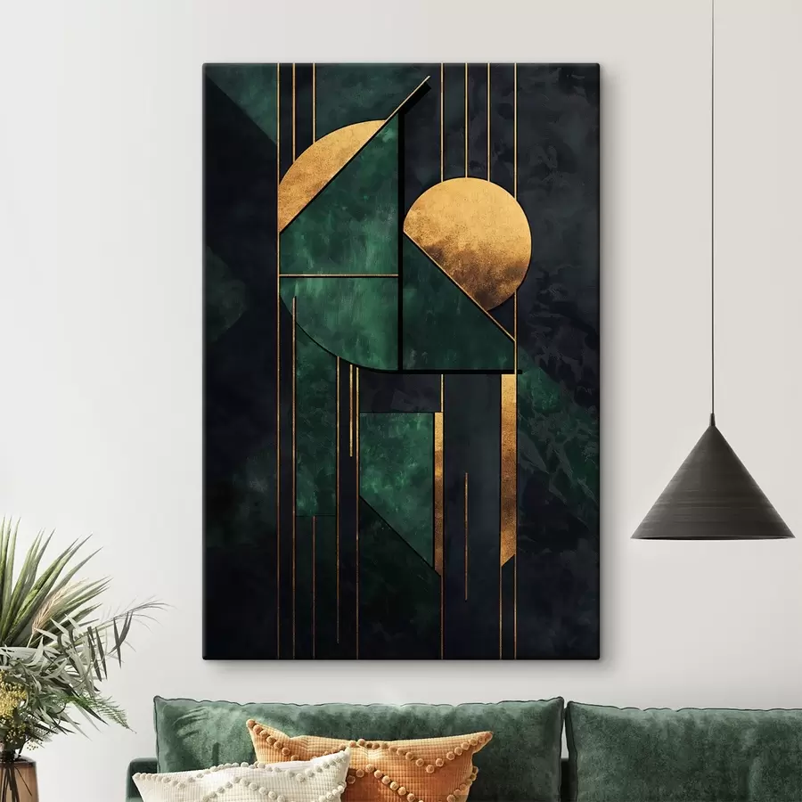 carta da parati Sinfonia di smeraldo nr. s44185