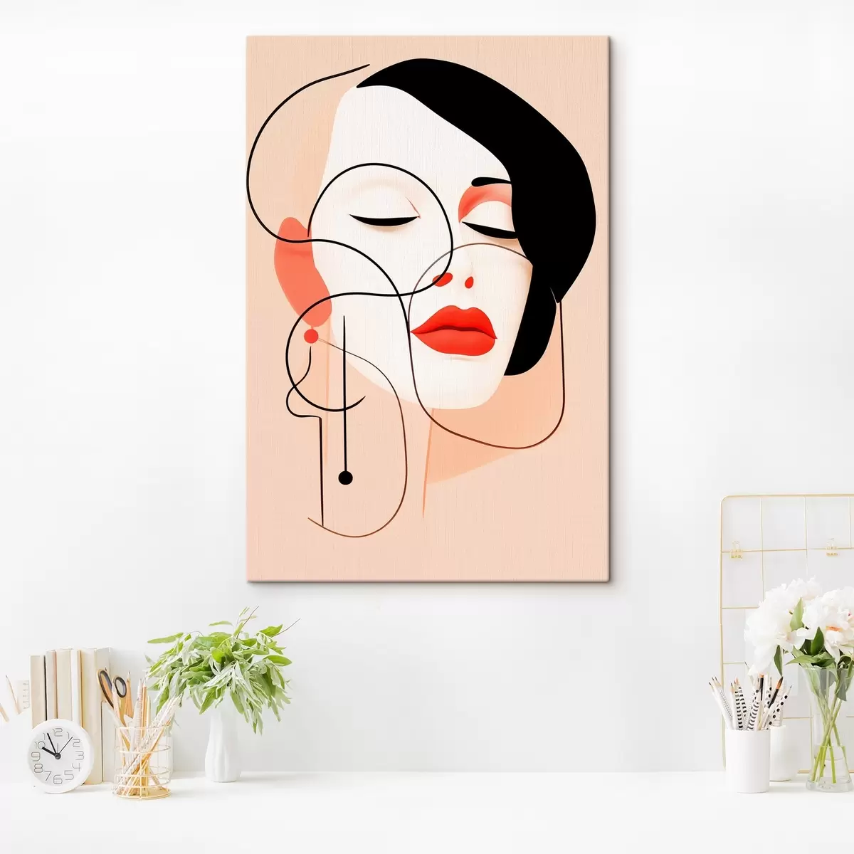 carta da parati L'eleganza dello sguardo nr. s44206