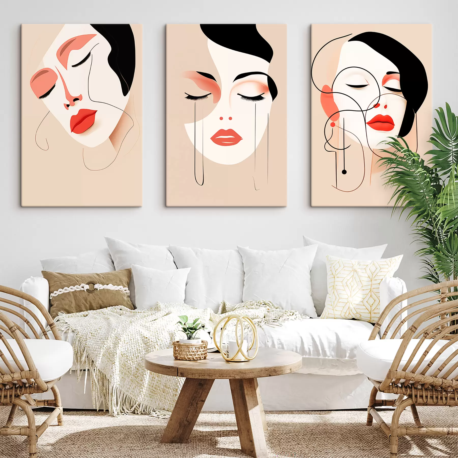 carta da parati Armonia, tre facce, colori vivaci nr. m00454