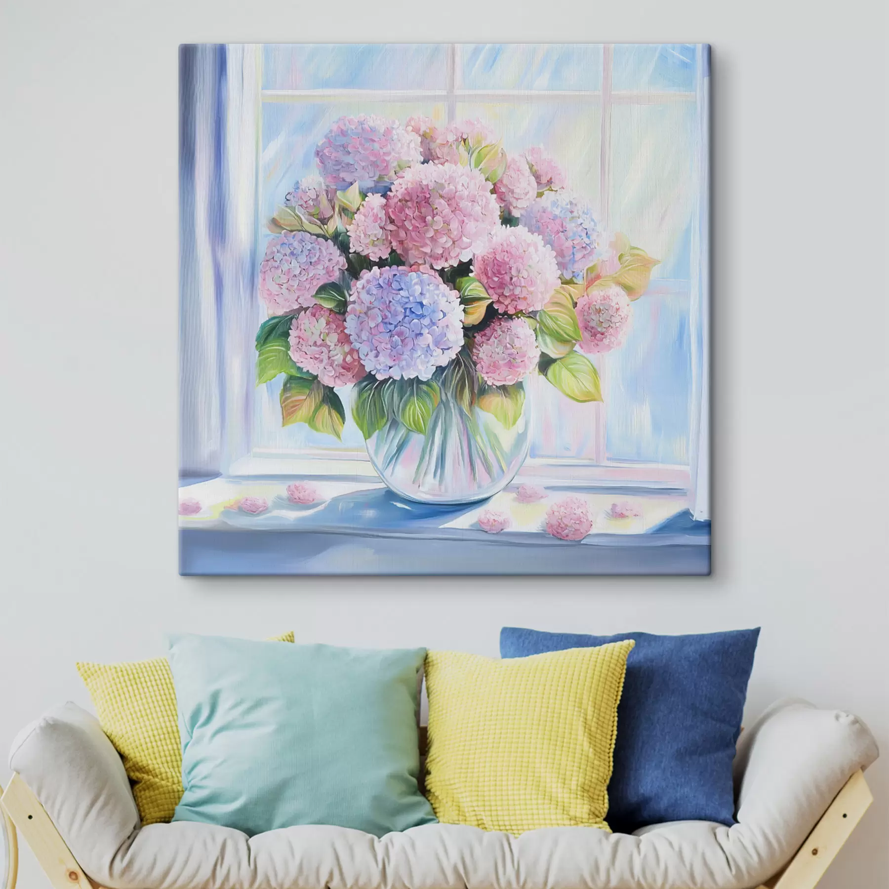 carta da parati Bouquet di fiori sulla finestra nr. s44210