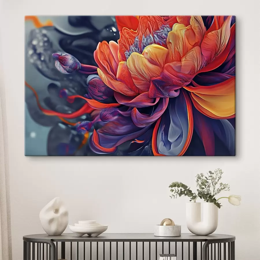 carta da parati Grande fiore luminoso nr. s44214