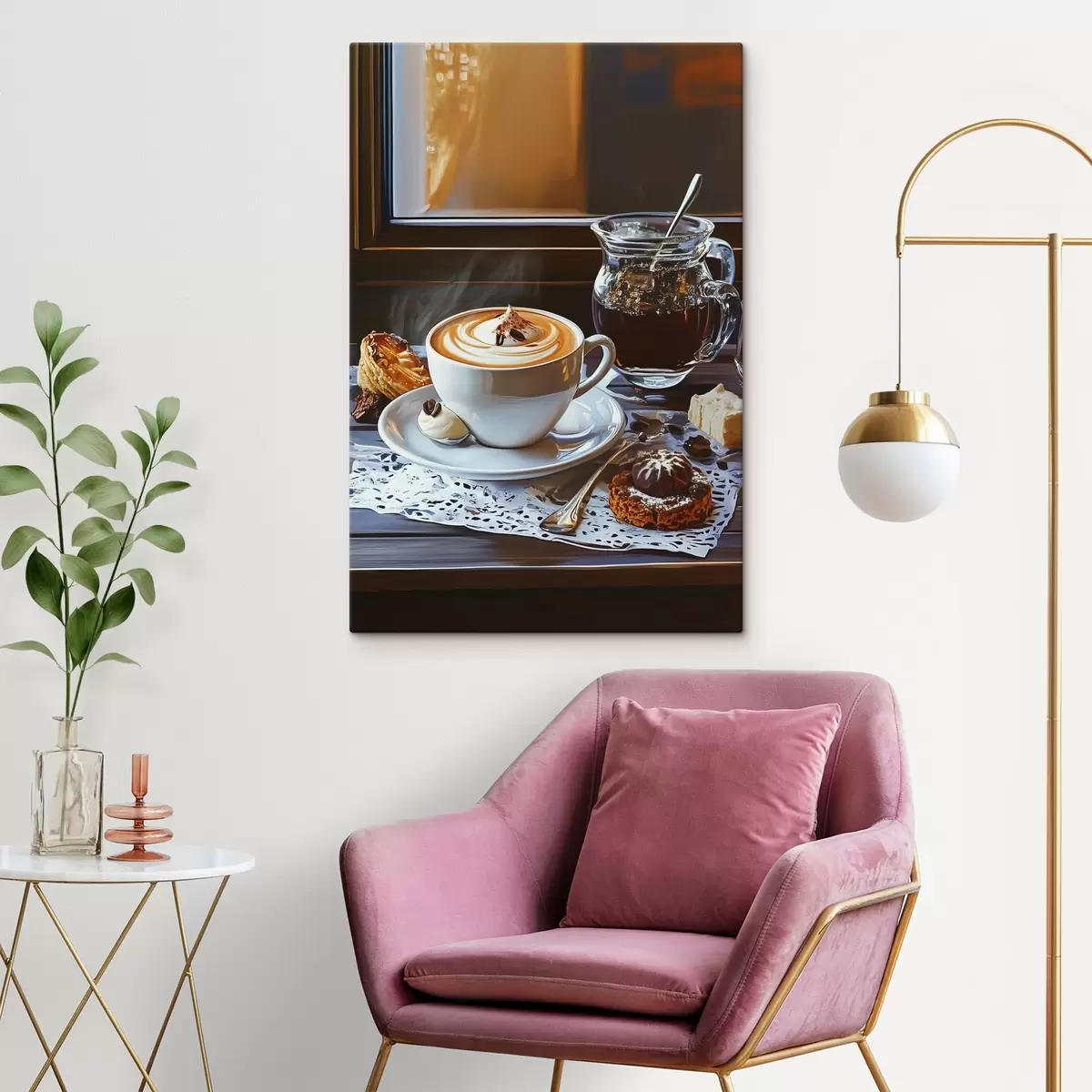 carta da parati Il caffè sul tavolo nr. s44229
