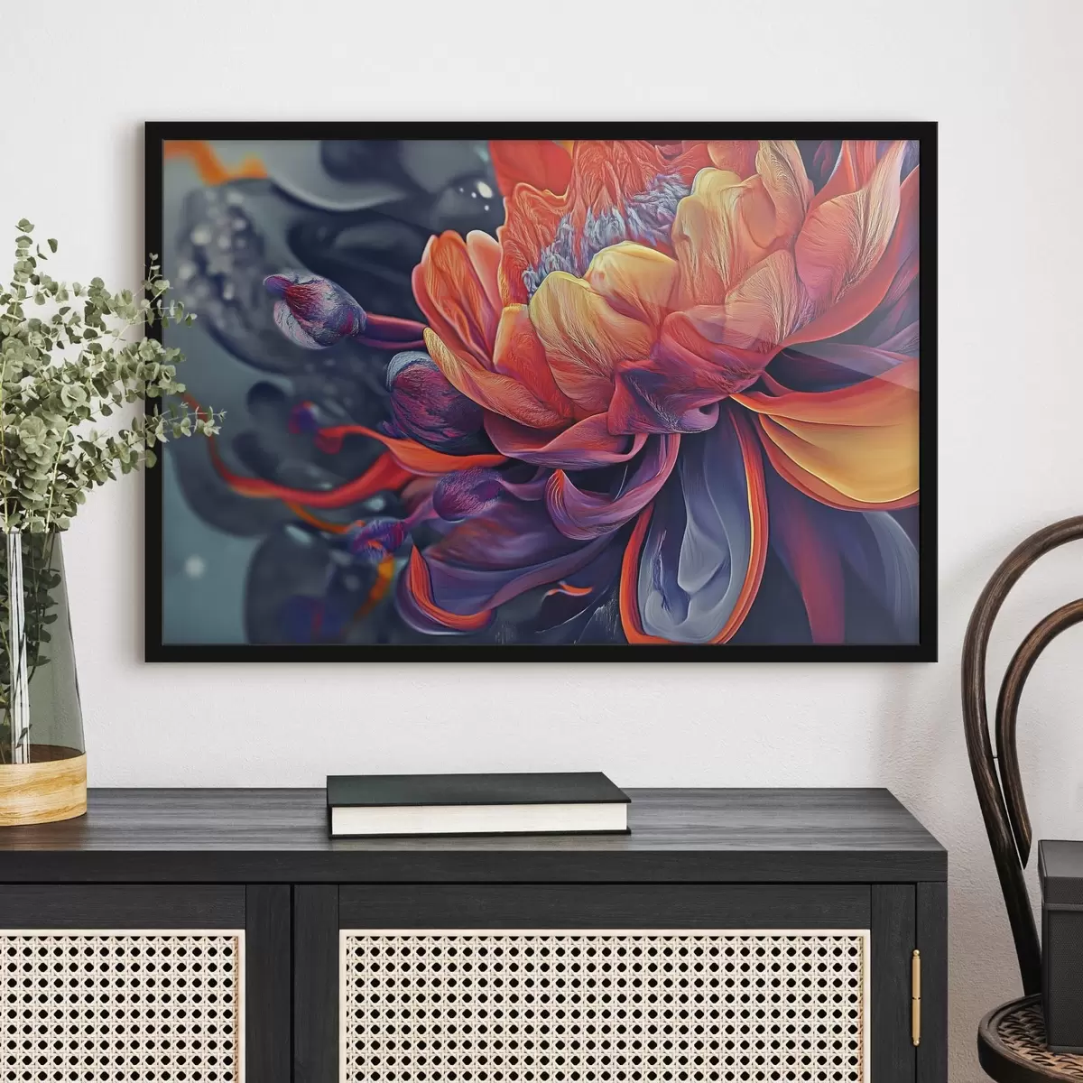 Poster Grande fiore luminoso f44214