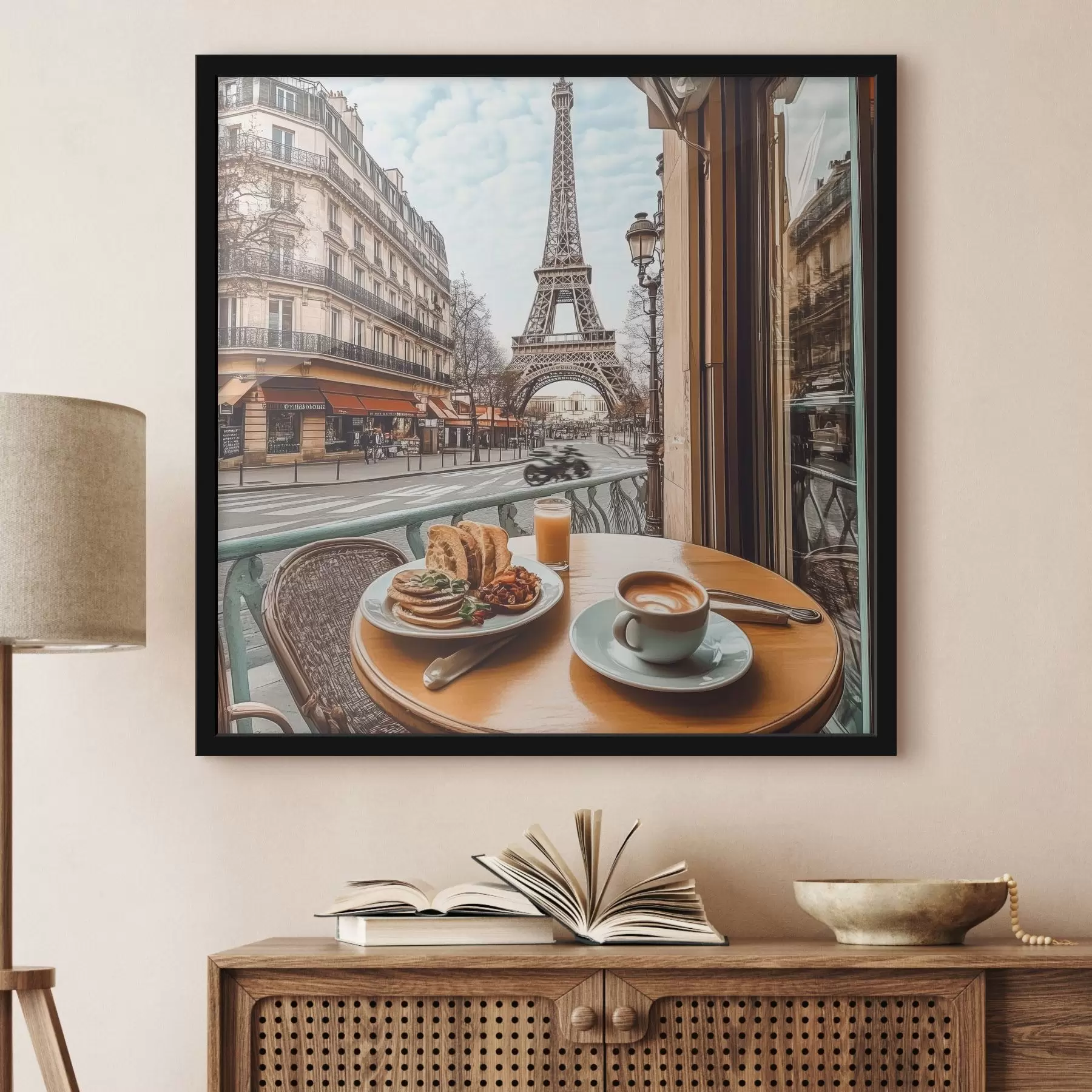 carta da parati Vista sulla Torre Eiffel nr. f44225