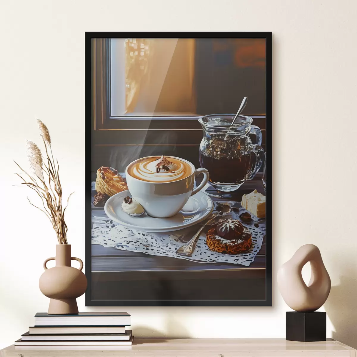 Poster Il caffè sul tavolo f44229