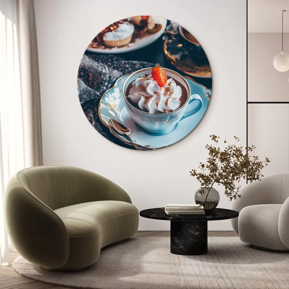 Quadri rotondi Caffè e dessert r44228