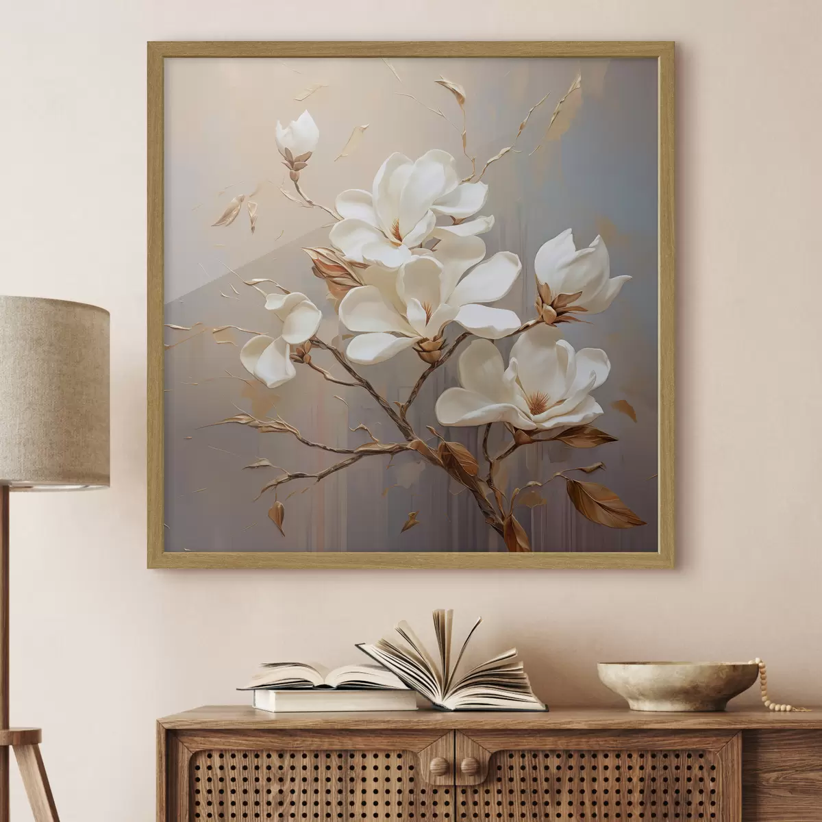 Poster Magnolie dai toni caldi f43896
