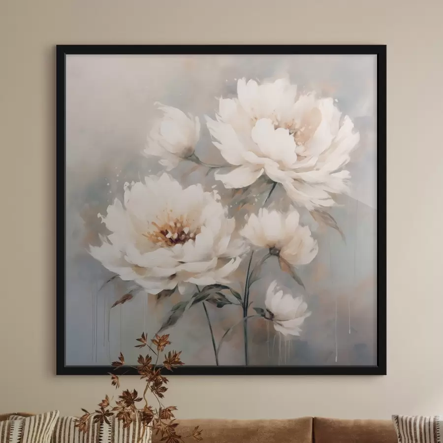 carta da parati Ariose peonie in tonalità pastello nr. f43898