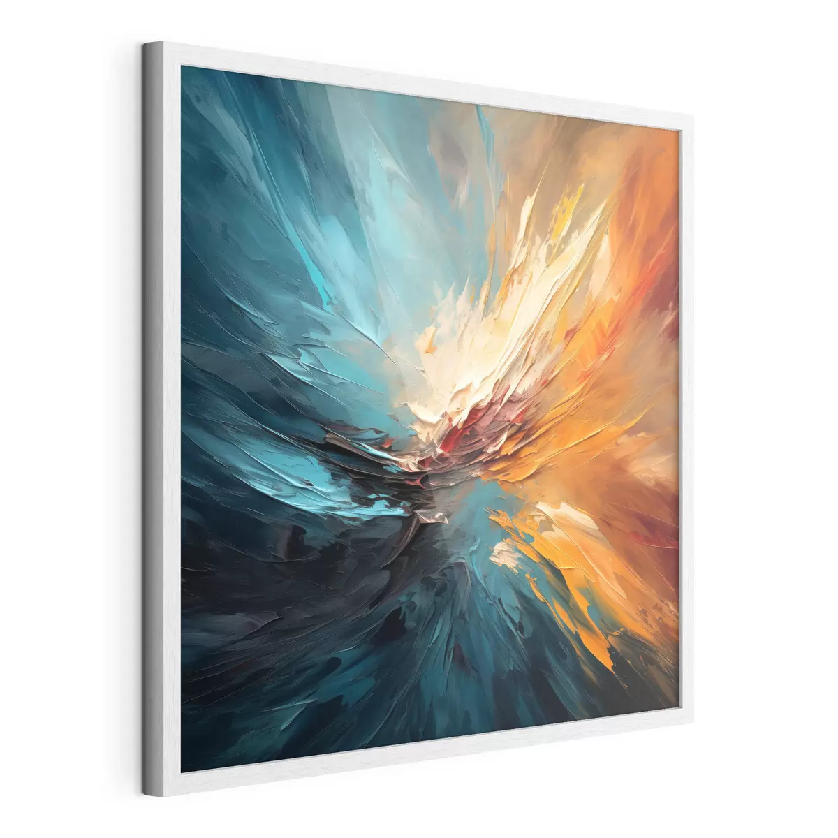 Poster Vortice astratto di colori f44042