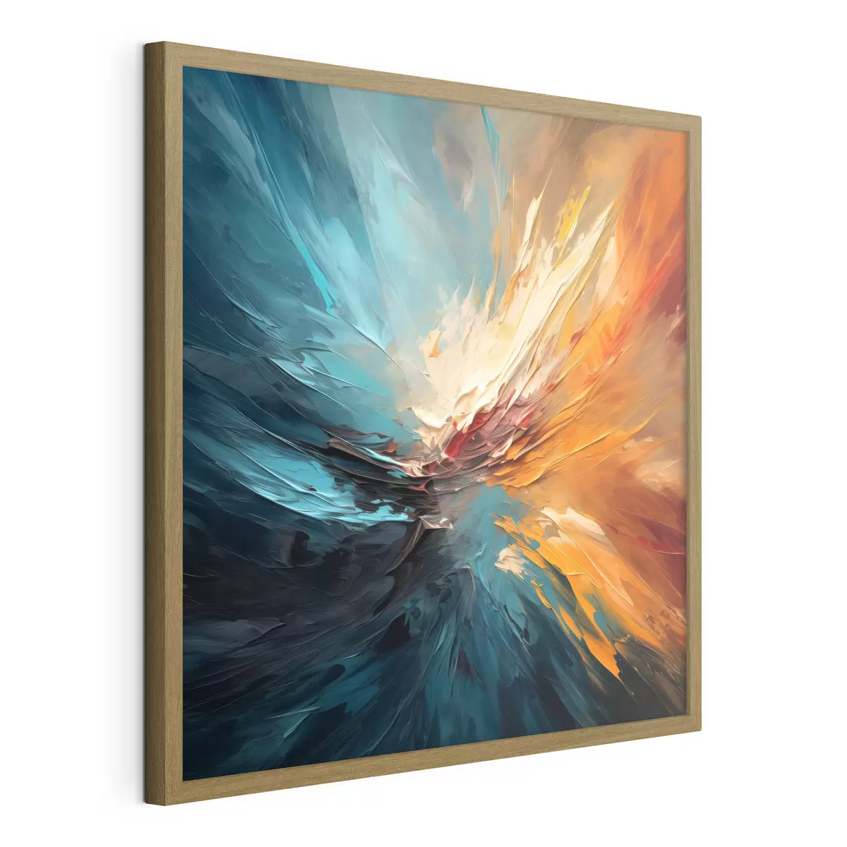 Poster Vortice astratto di colori f44042