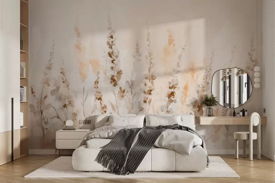 carta da parati Campo di lavanda vintage nr. w09069v2