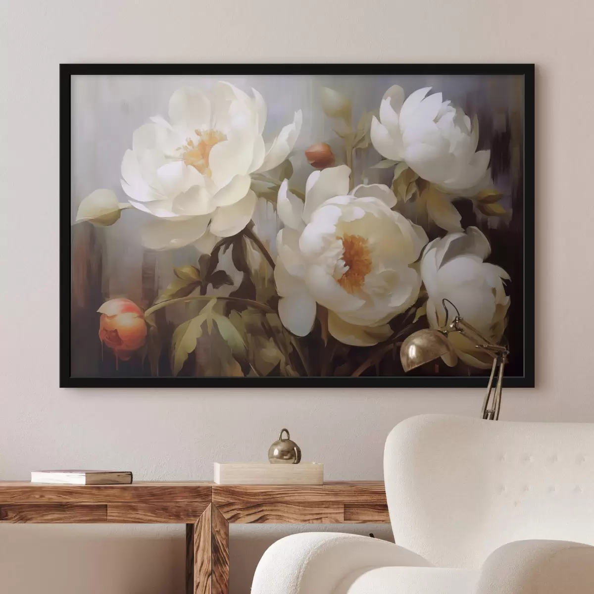 Poster Un bouquet di peonie f44298
