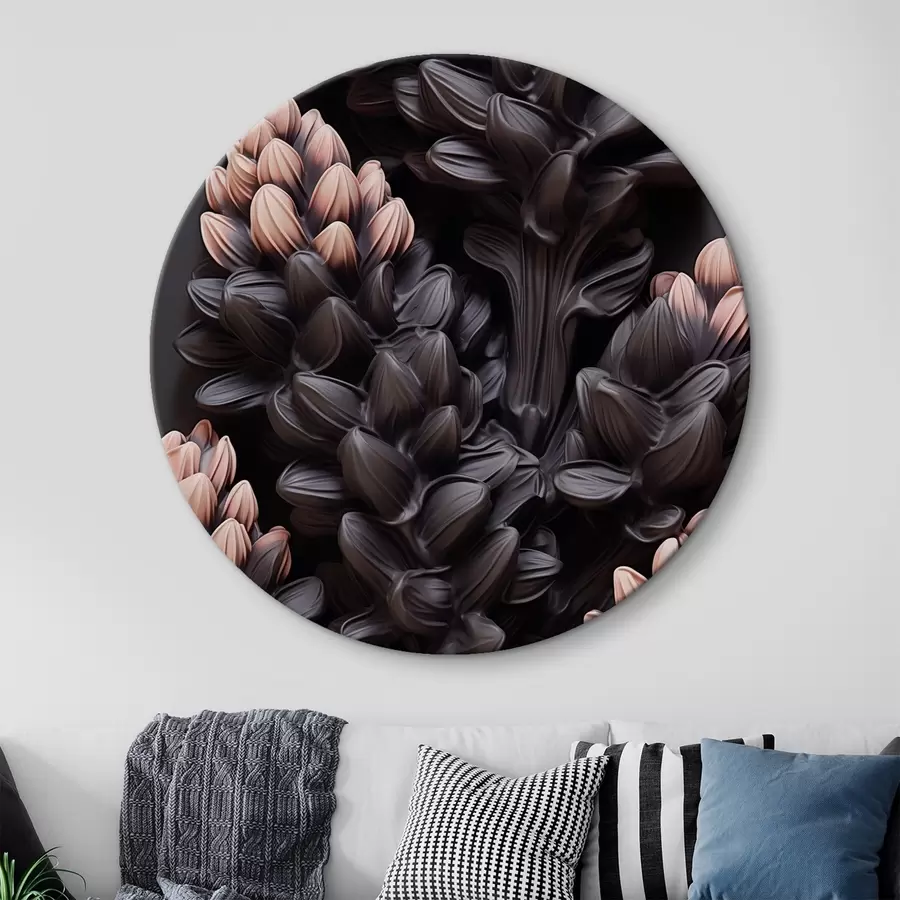 carta da parati Fiori scuri nr. r44296