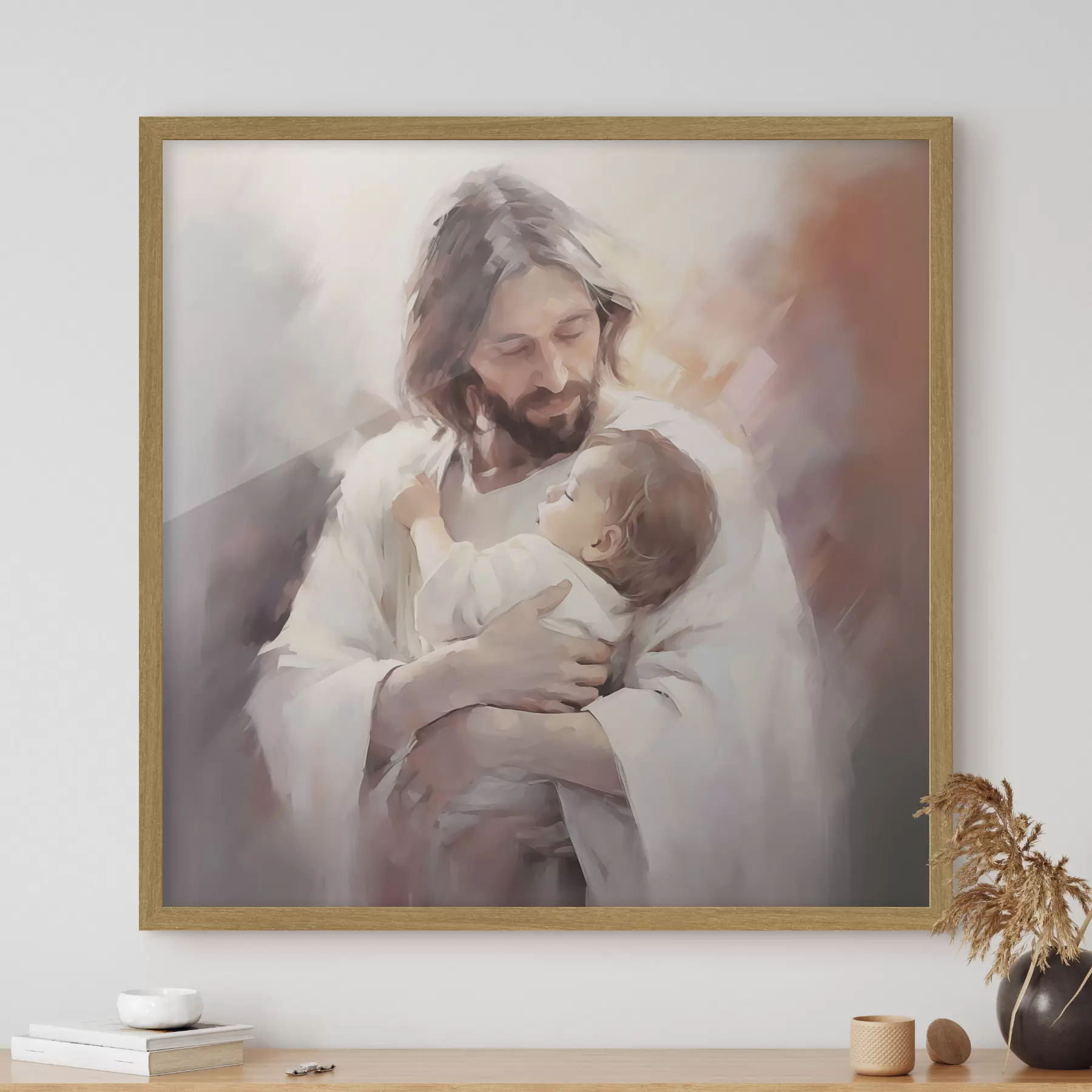 carta da parati Gesù con un bambino nr. f44283