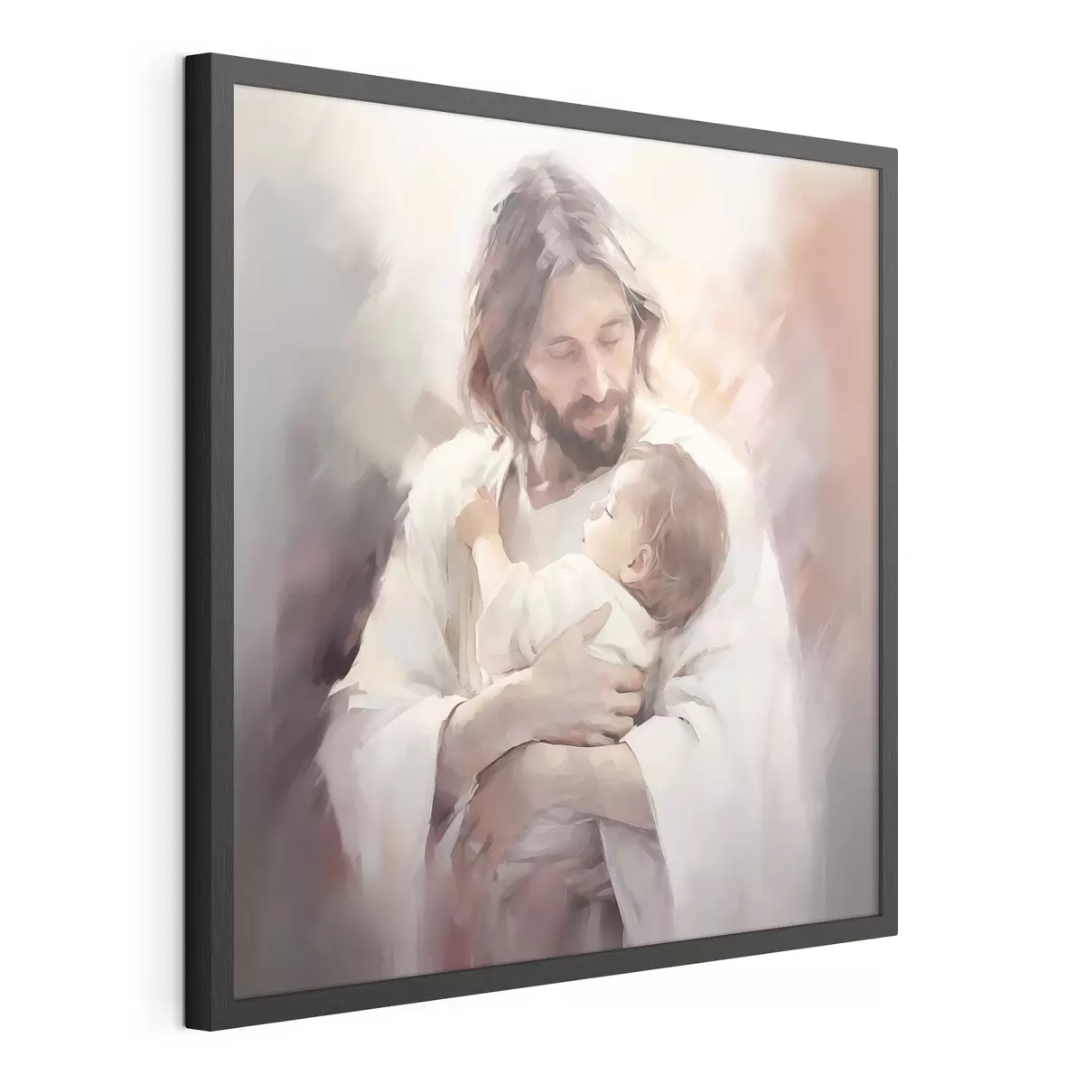 Poster Gesù con un bambino f44283