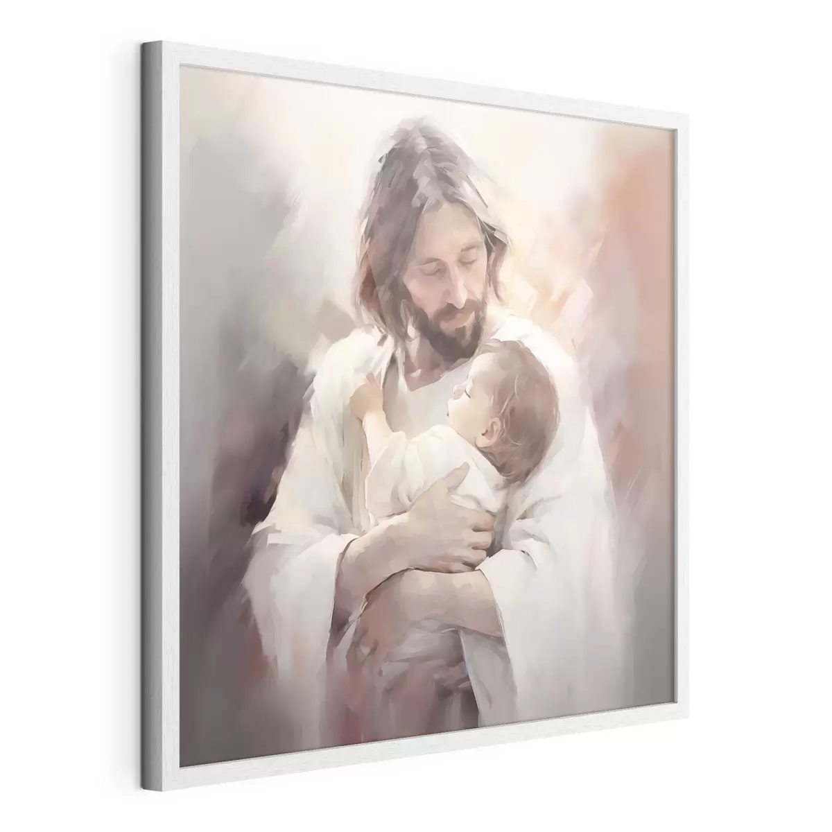Poster Gesù con un bambino f44283