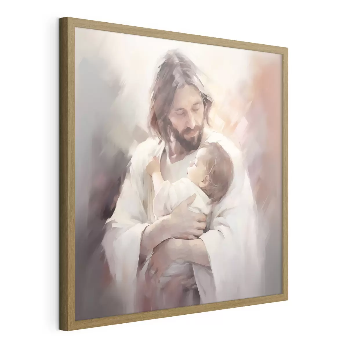 Poster Gesù con un bambino f44283