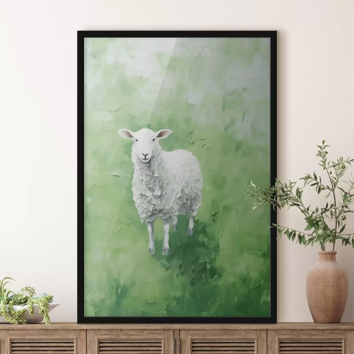 Poster Pecore nel campo f44284