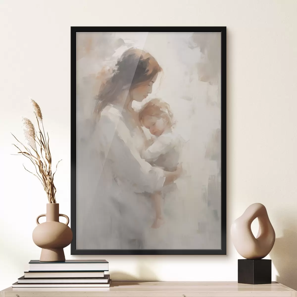 Poster Ragazza con bambino f44285