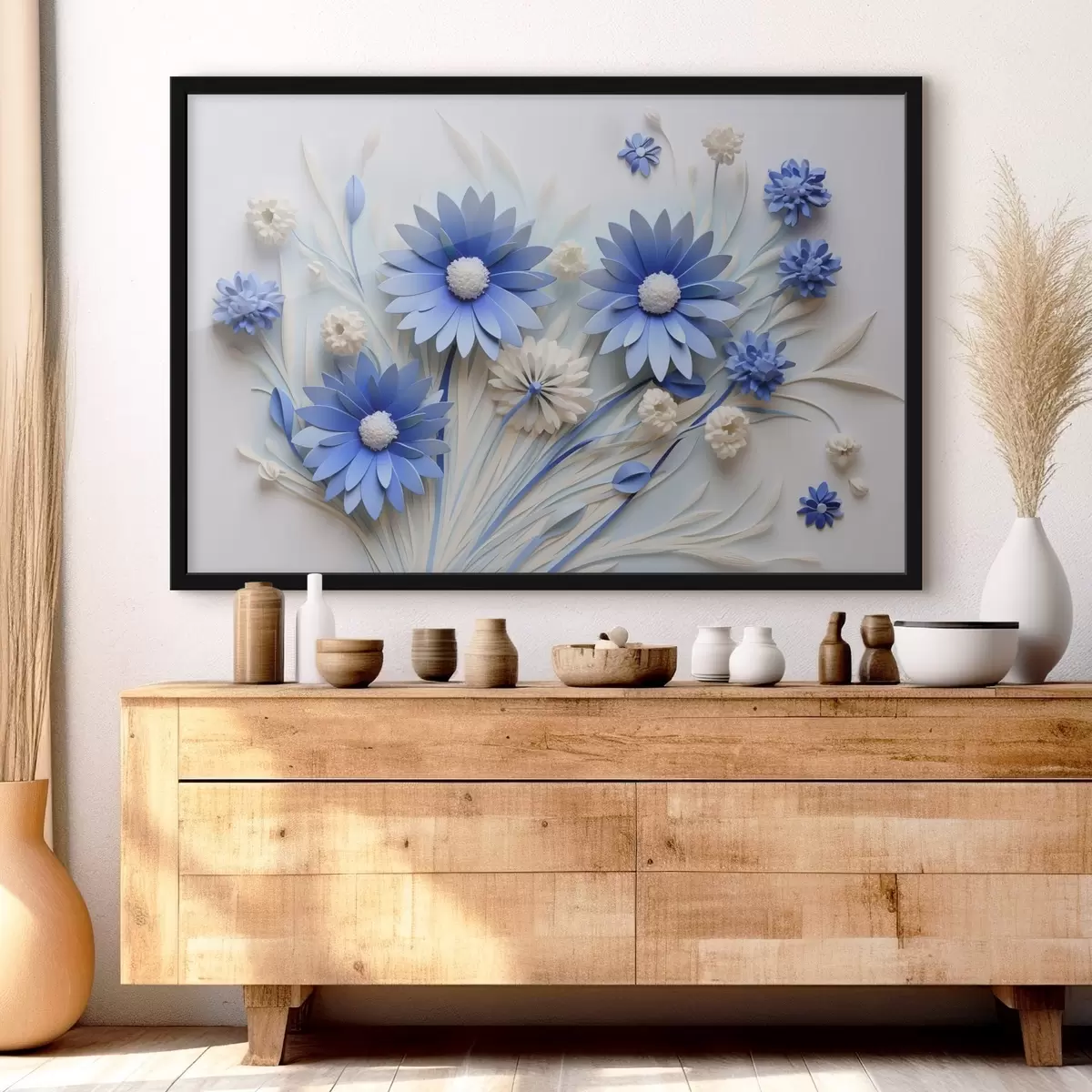 Poster Fiori blu f44294