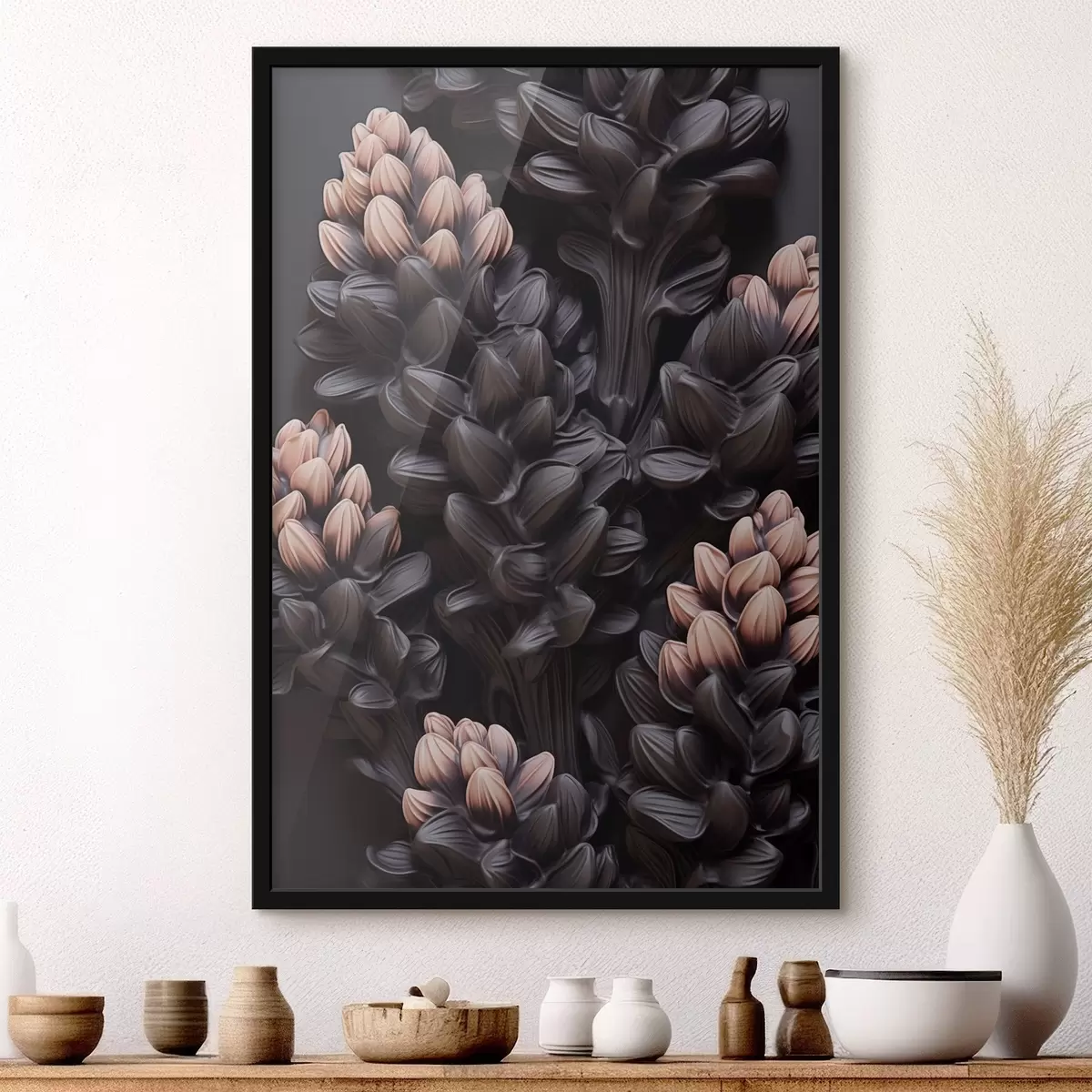 Poster Fiori scuri f44296