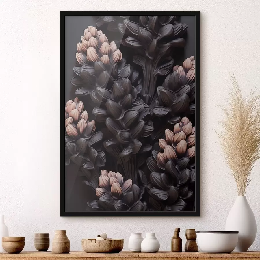 carta da parati Fiori scuri nr. f44296