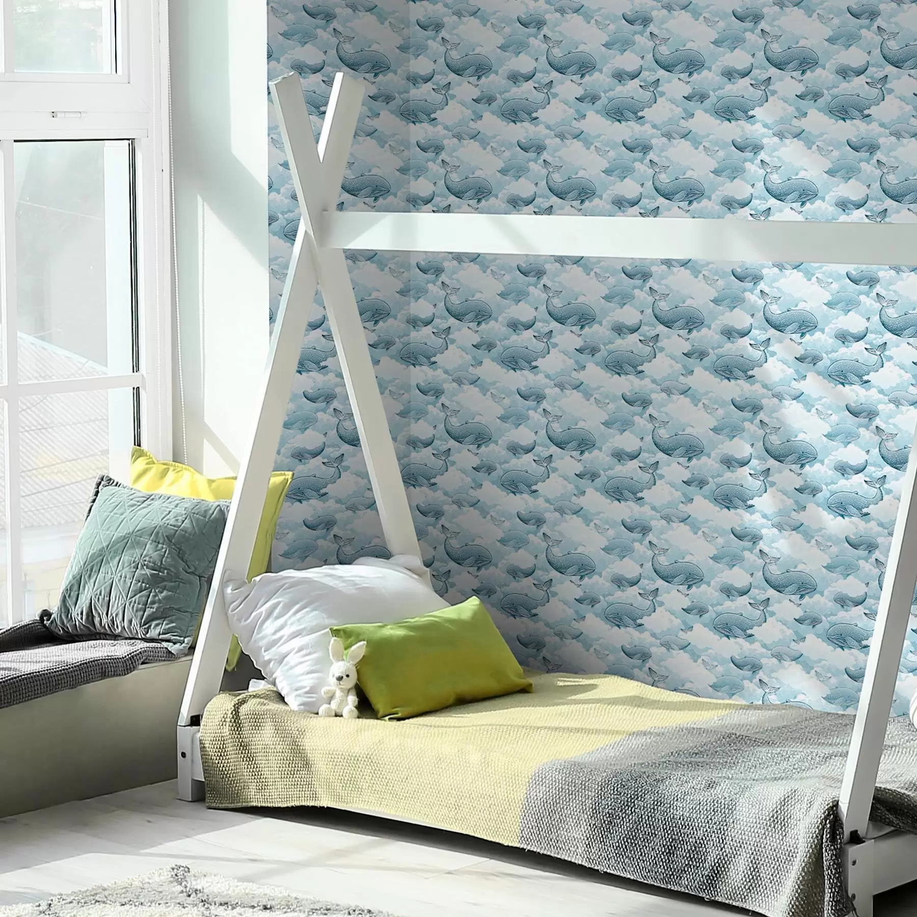 carta da parati Balene e nuvole nr. a00123