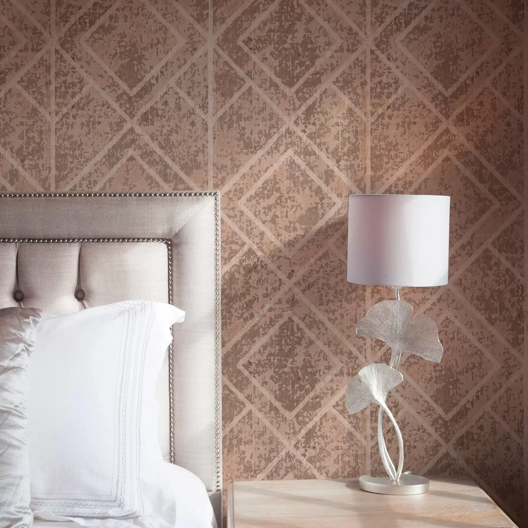 carta da parati Rombi geometrici su sfondo texturizzato nr. a00141