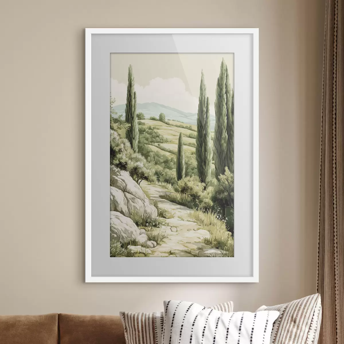Poster Sentiero dei cipressi f44308