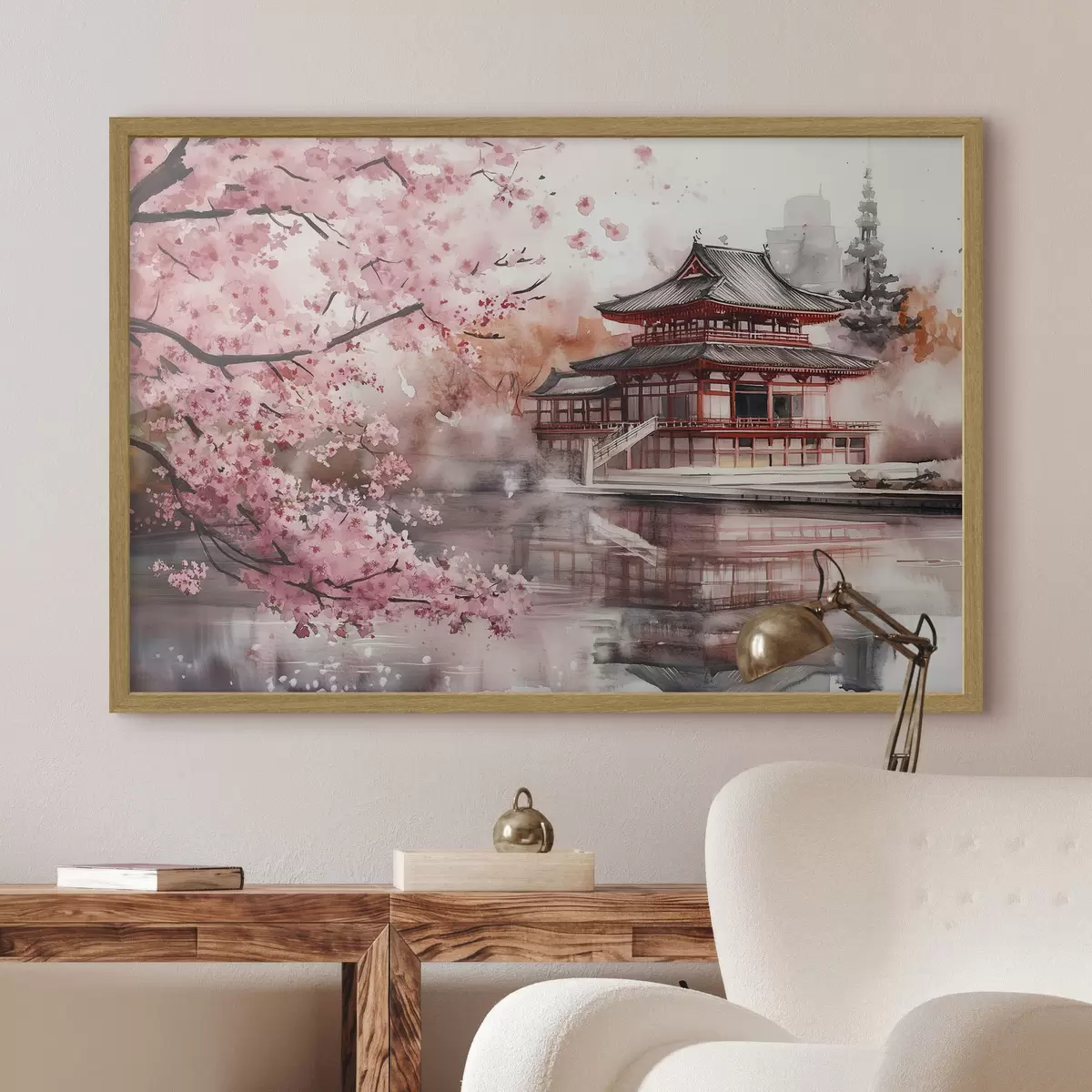 Poster Primavera alla pagoda f44310