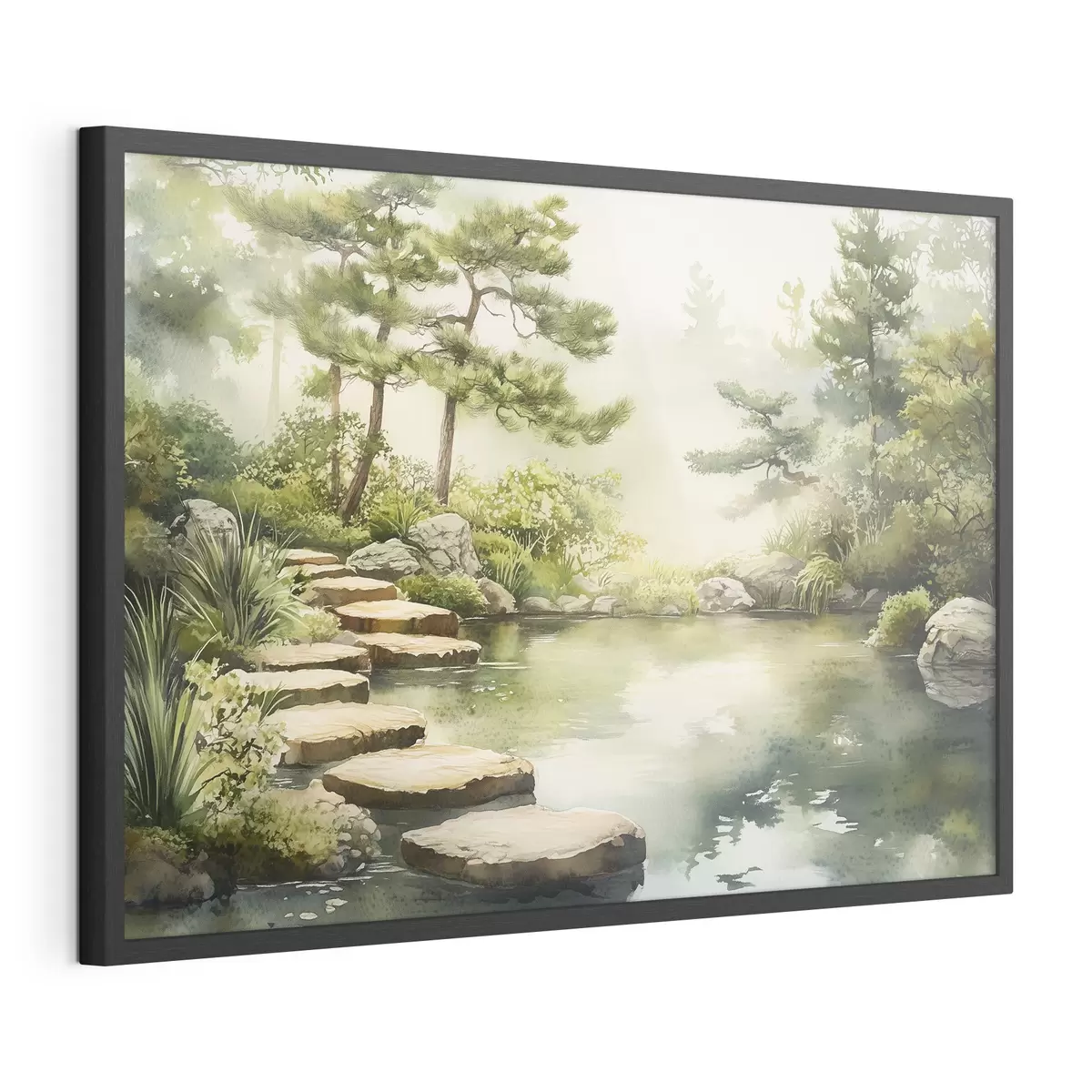 Poster Giardino e bagliore f44313