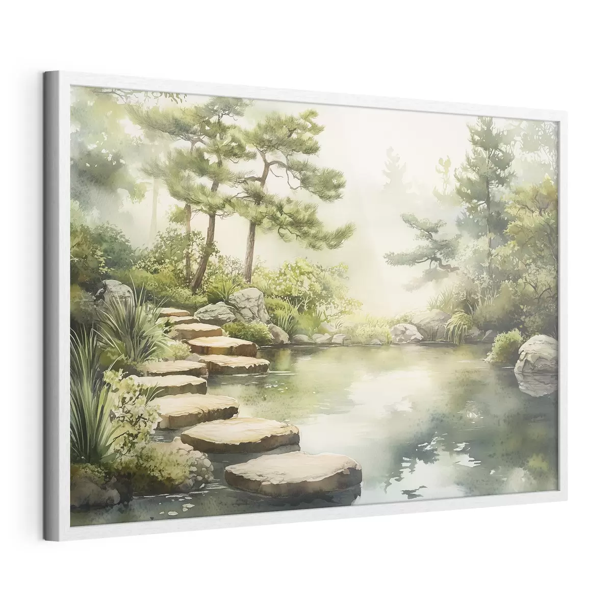 Poster Giardino e bagliore f44313