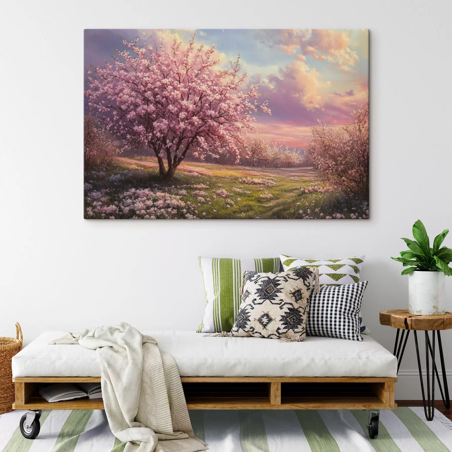 carta da parati Alberi rosa in fiore nr. s44324