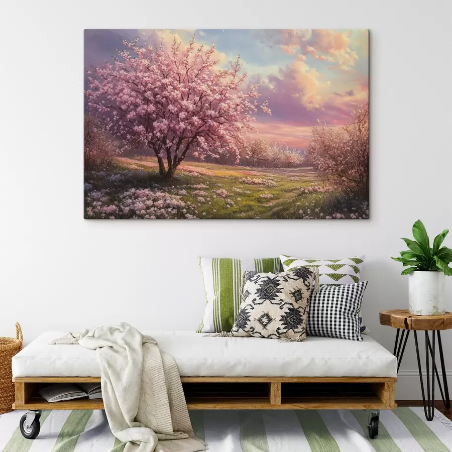 carta da parati Alberi rosa in fiore nr. s44324