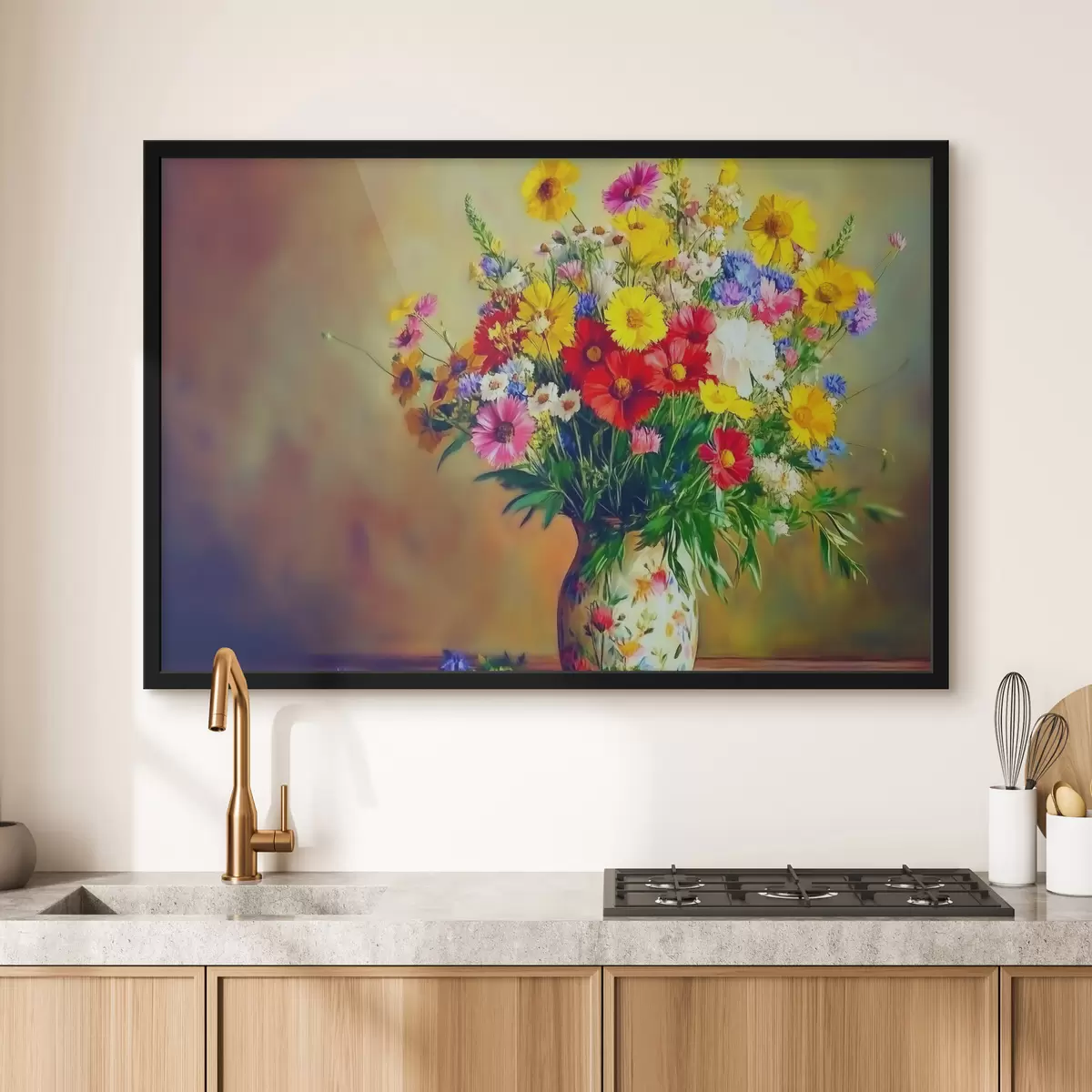 Poster Un bouquet luminoso f44323