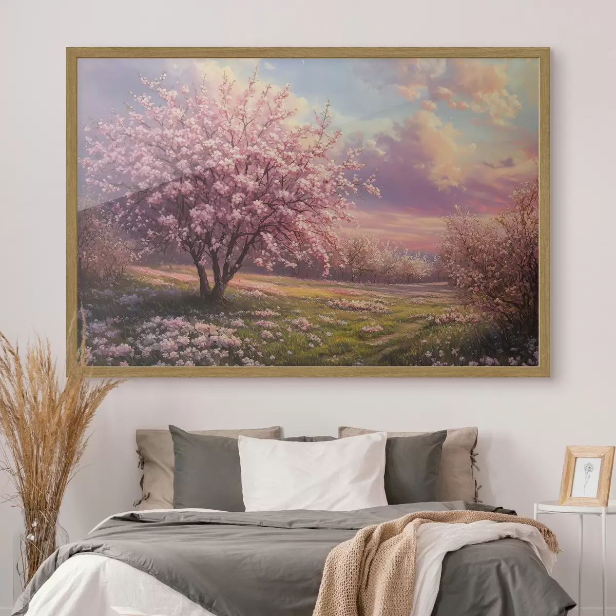 Poster Alberi rosa in fiore f44324