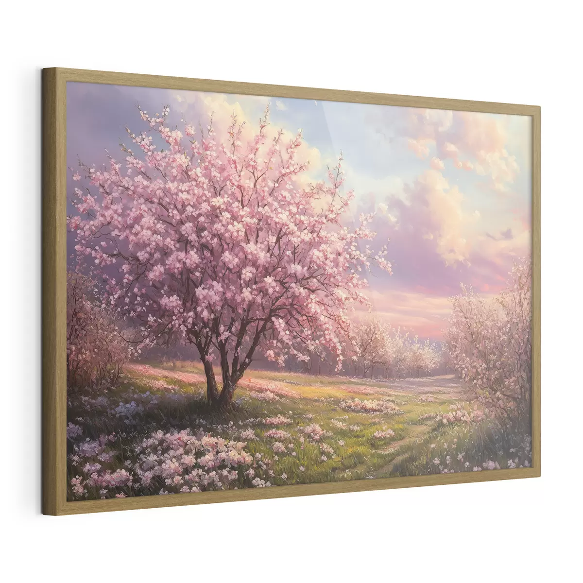 Poster Alberi rosa in fiore f44324