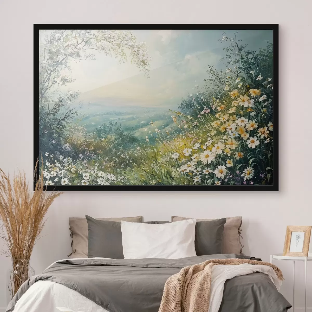 Poster Campi fioriti in montagna f44325