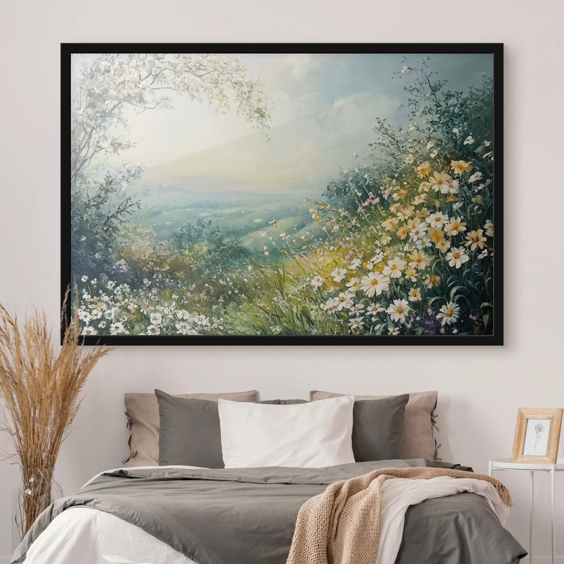 carta da parati Campi fioriti in montagna nr. f44325