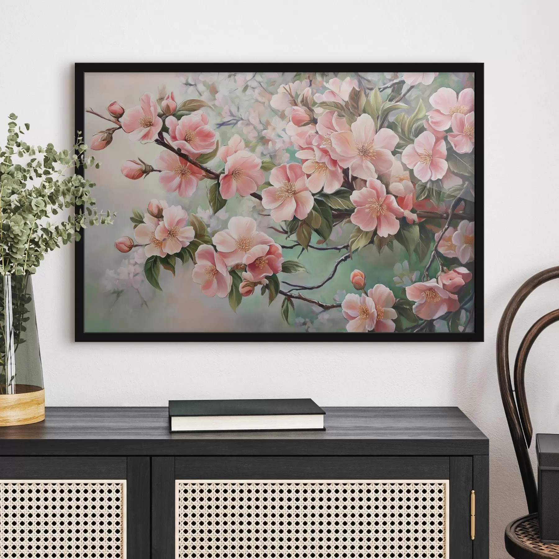 carta da parati Rami di alberi rosa in fiore nr. f44327