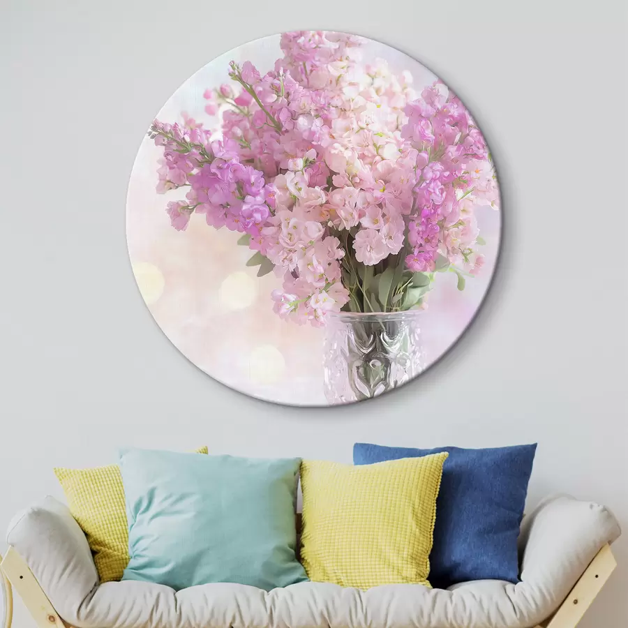 carta da parati Bouquet rosa in vaso nr. r44315