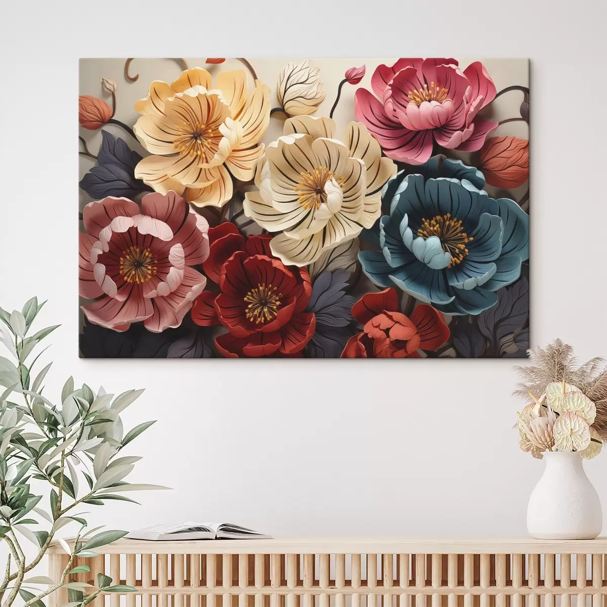 carta da parati Fiori luminosi nr. s44375