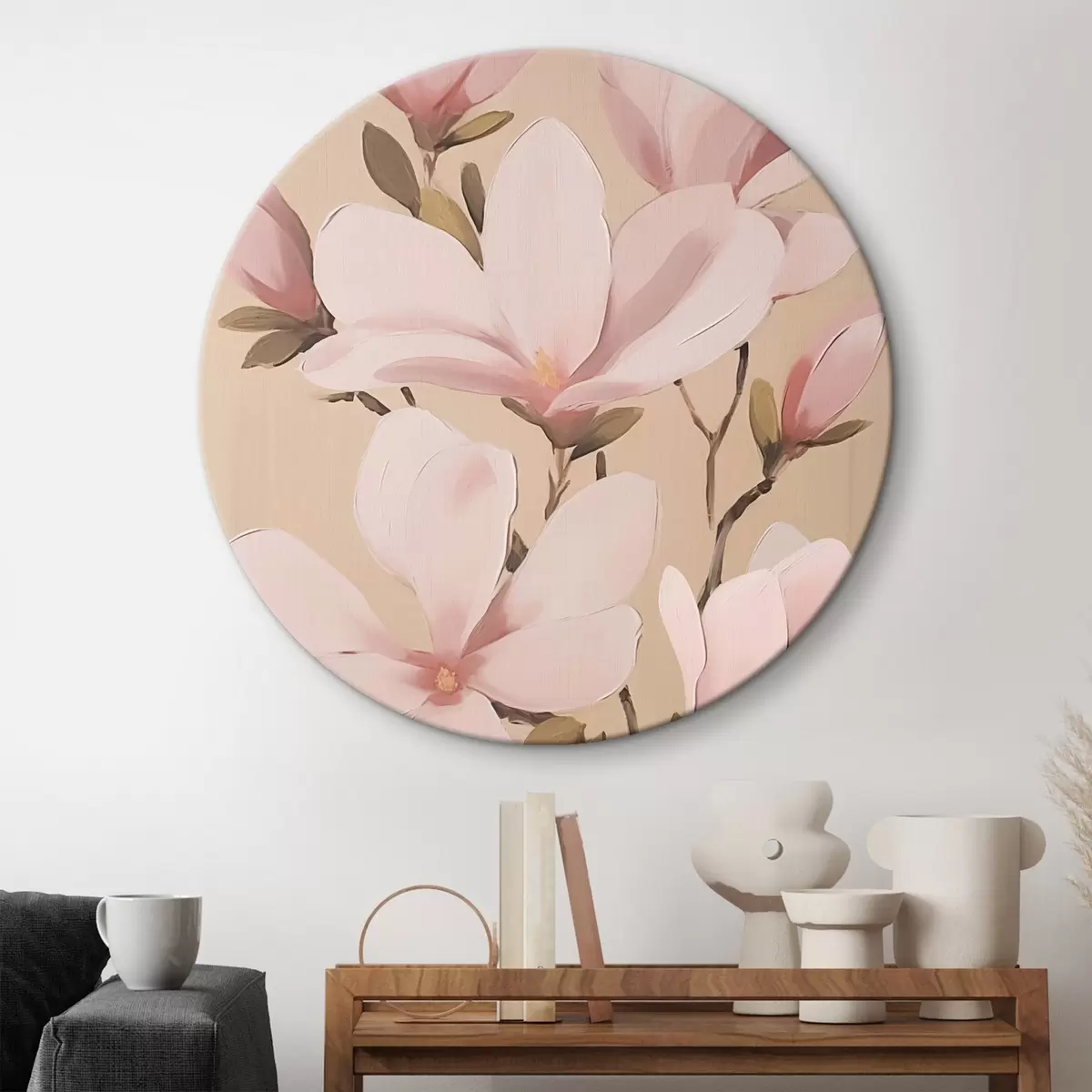 Quadri rotondi Magnolia r44377