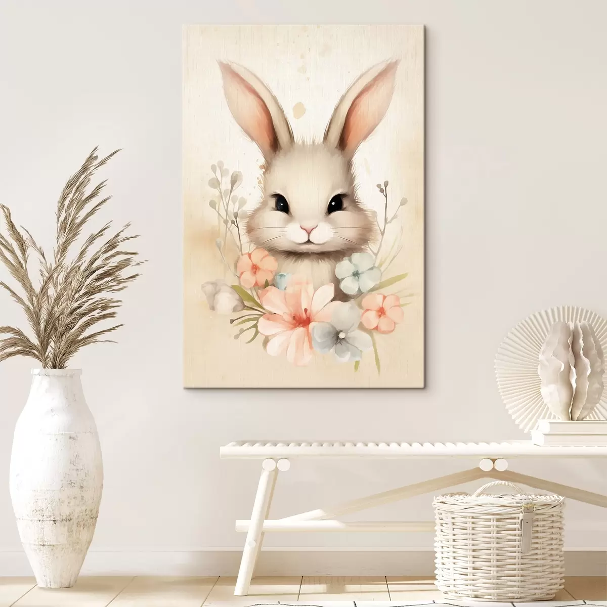 carta da parati Pysanka su un delicato sfondo blu nr. s44385