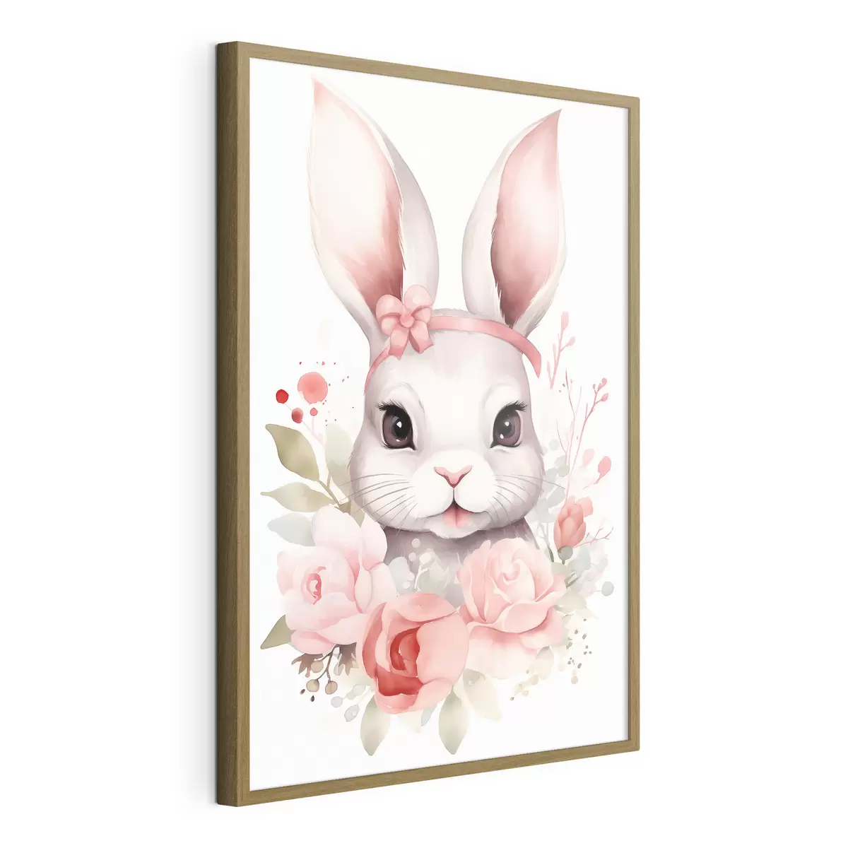 Poster Lepre acquerellata f44387