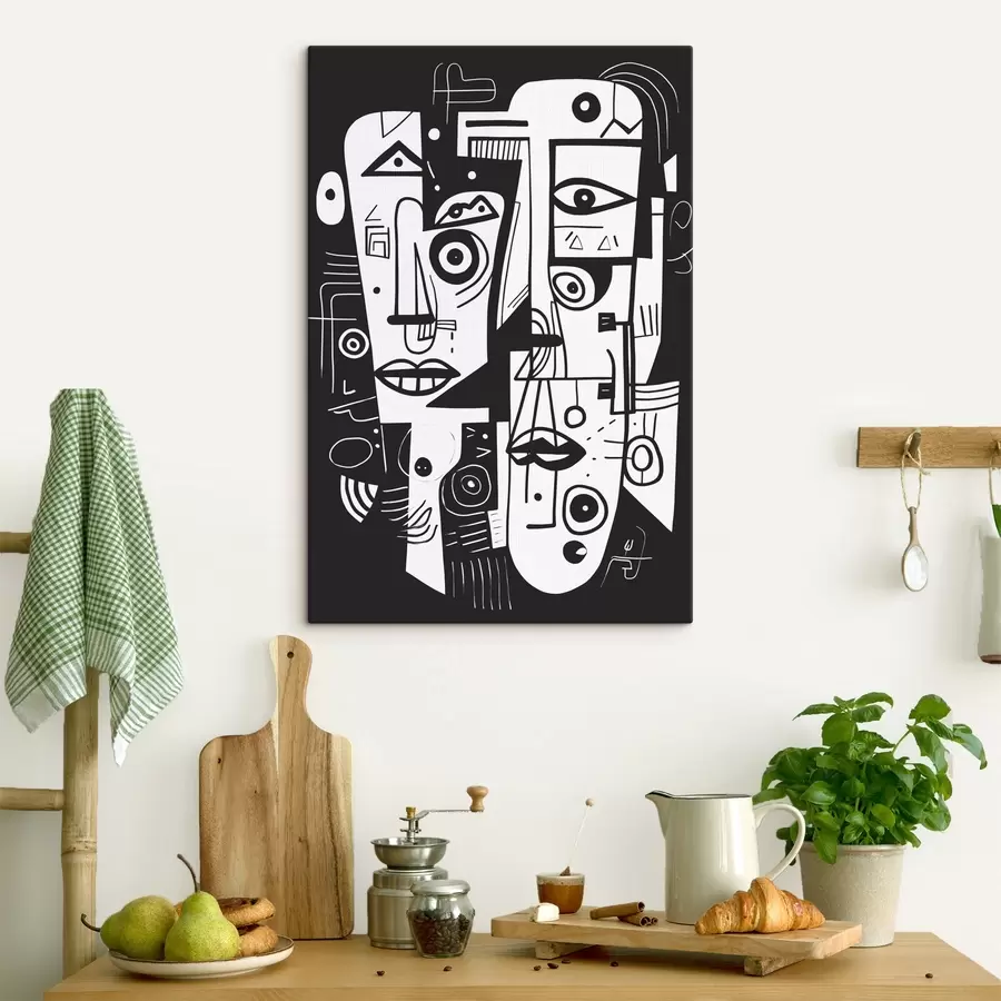 carta da parati Volto astratto nr. s44275