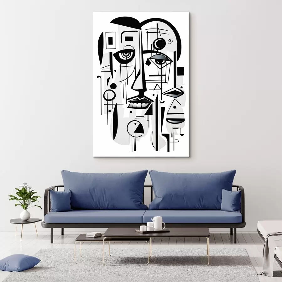 carta da parati Volto astratto nr. s44276