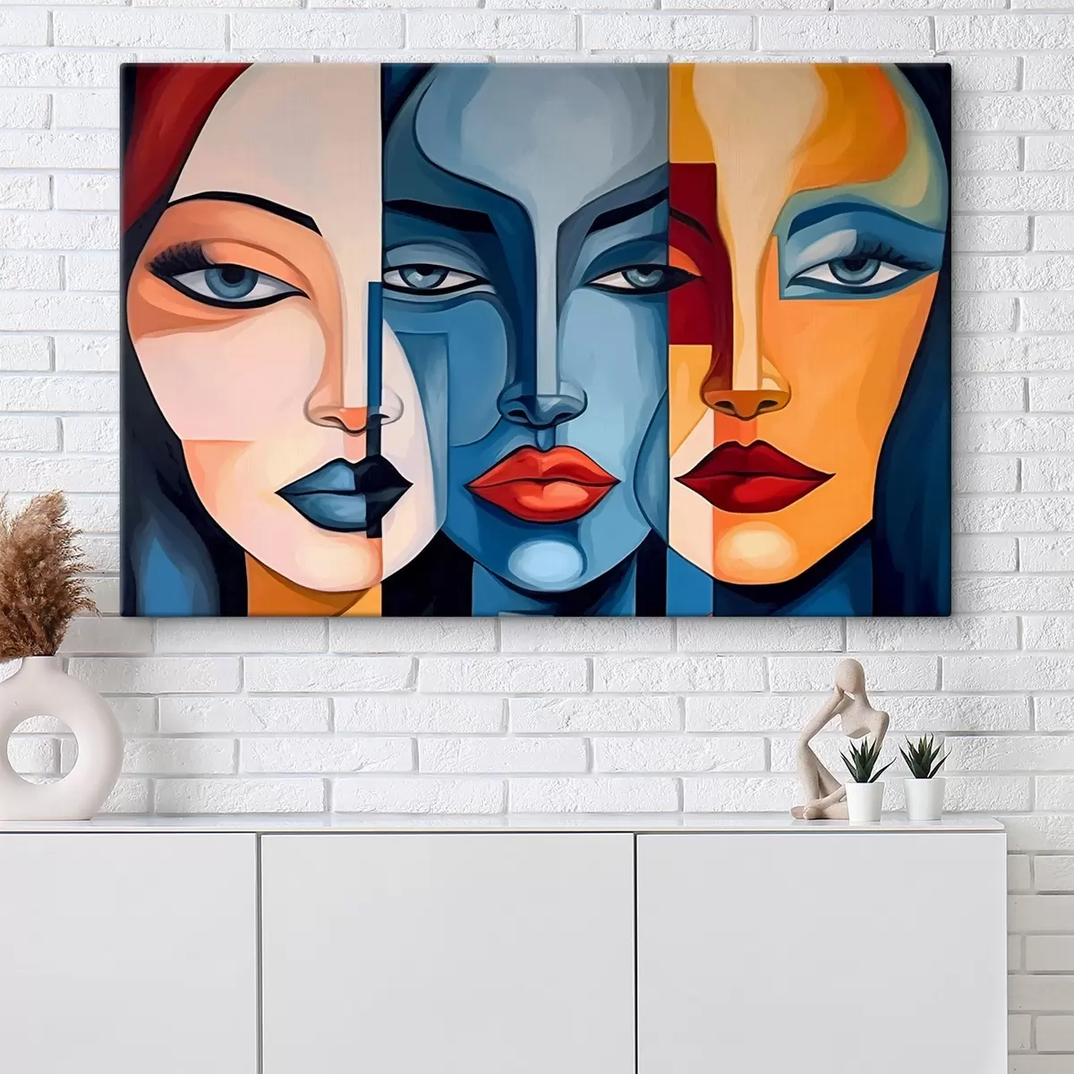 carta da parati Facce astratte nr. s44279