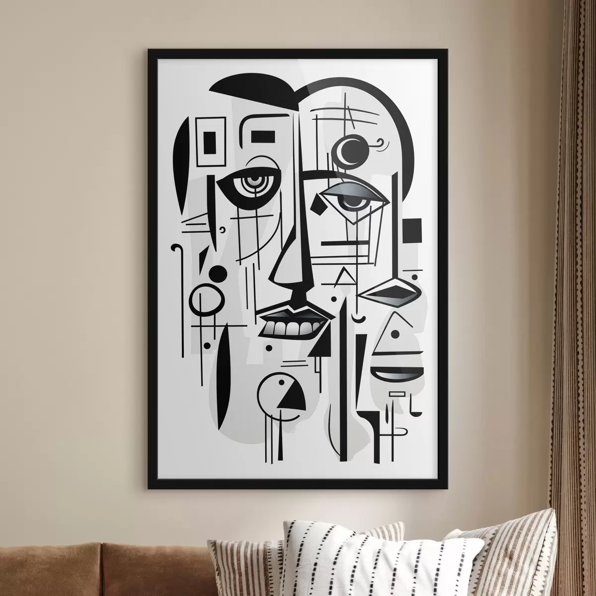 Poster Volto astratto f44276