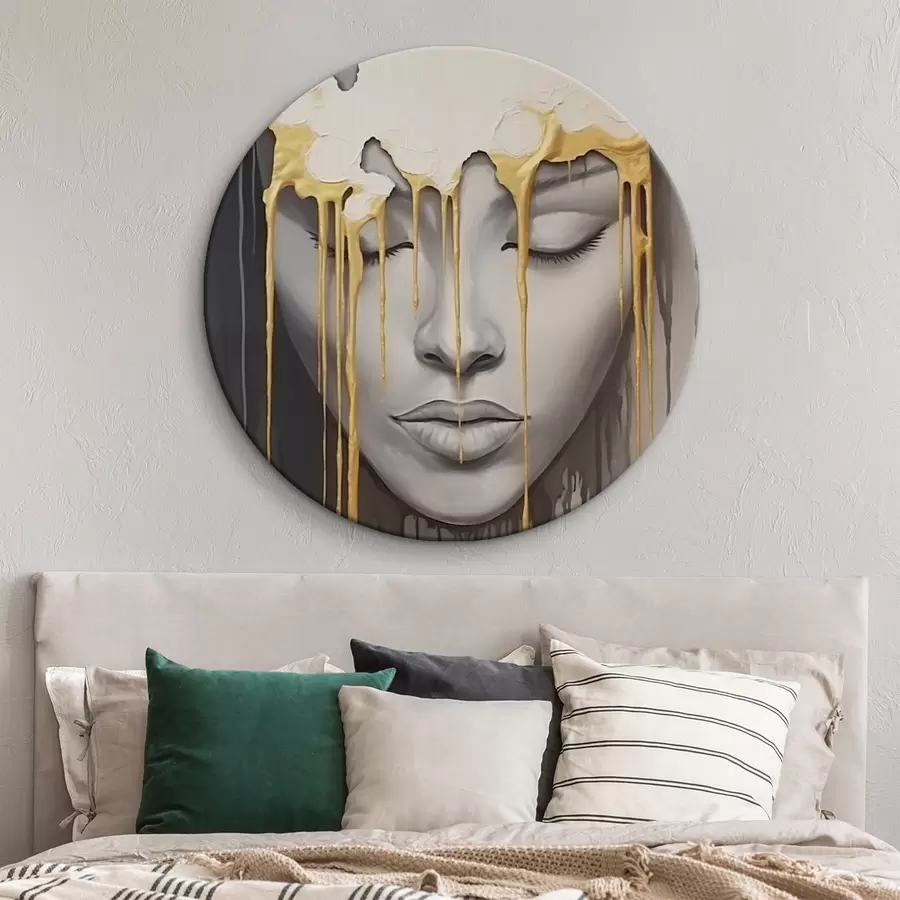 carta da parati Volto di un bambino dipinto nr. r44265